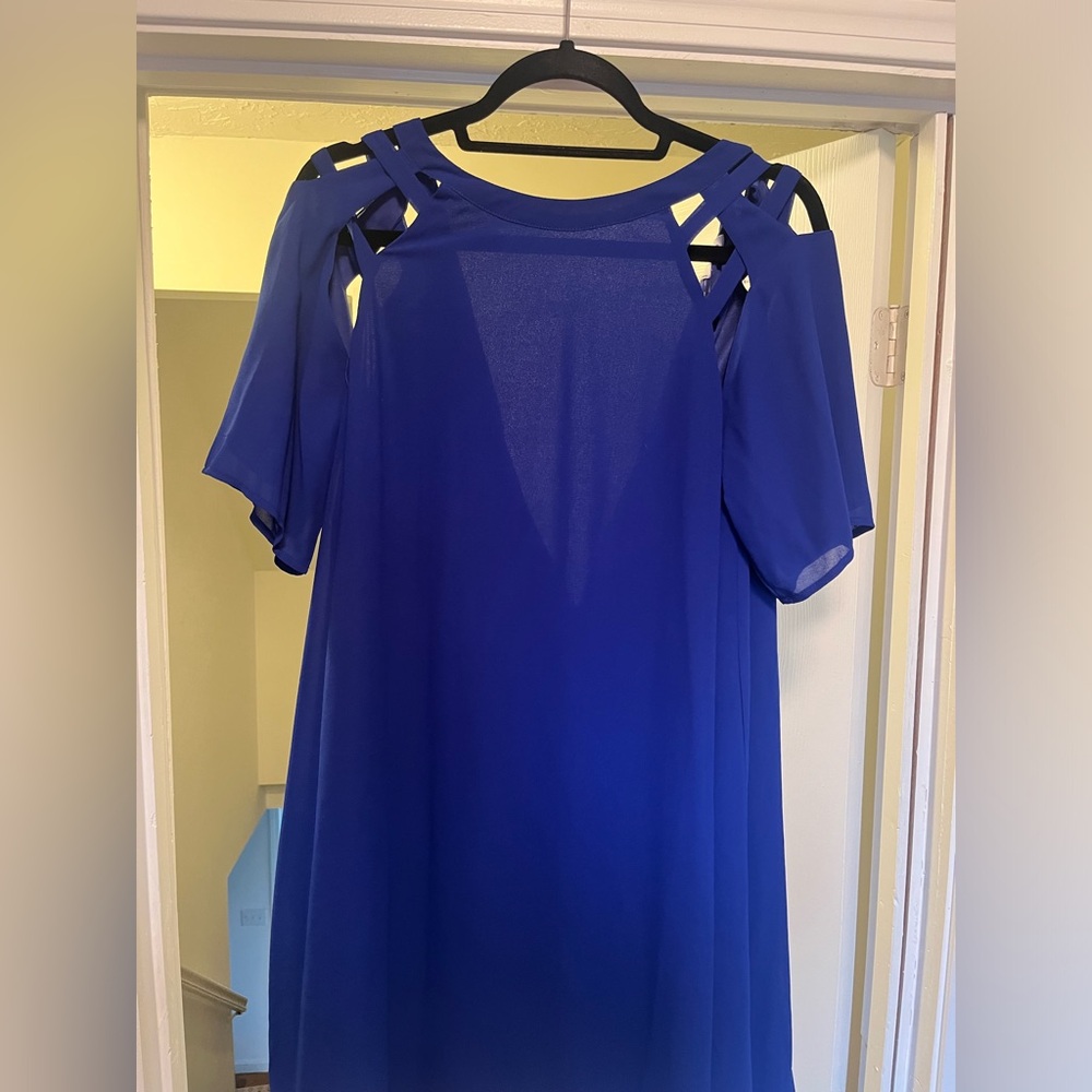 Royal blue dress